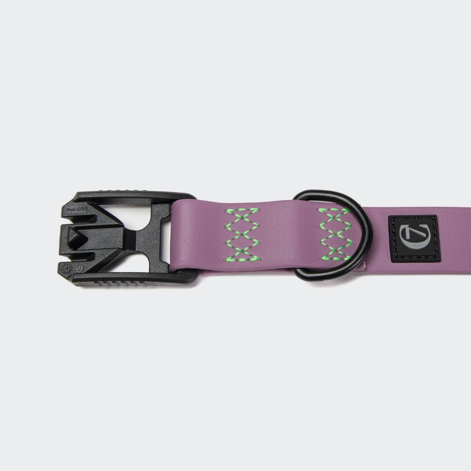 Cloud7 Dog Collar BioThane Ipanema Lilac made from waterproof vegan BioThane® material.
