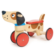 Mentari wooden puppy ride on toy for children aged 12 months and ove