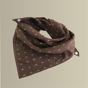 Moonrise Elis dog bandana featuring a contemporary patterned design and lightweight comfortable fit.