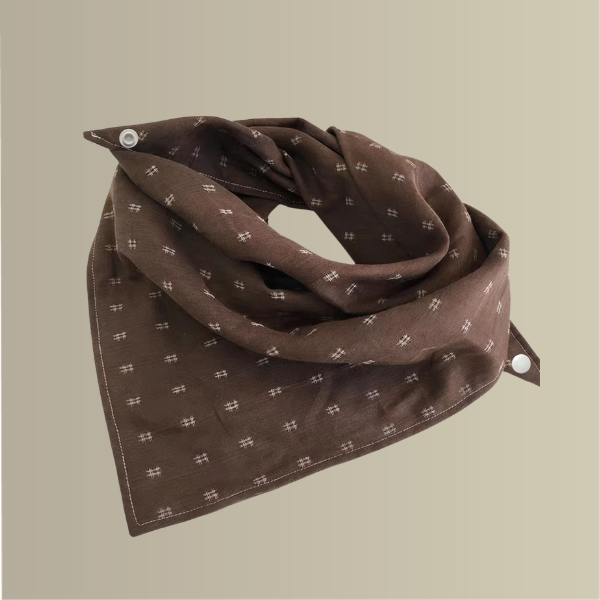 Moonrise Elis dog bandana featuring a contemporary patterned design and lightweight comfortable fit.