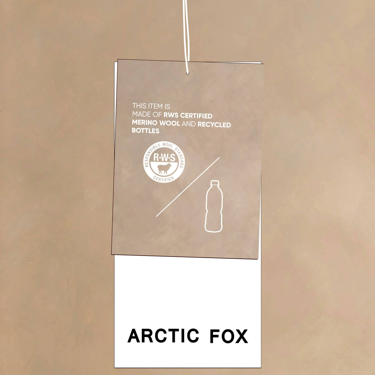 Arctic Fox & Co. 200 x 135cm neutral striped throw for stylish contemporary homes.