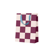 Ohh Deer contemporary checkerboard mini gift bag for small presents.