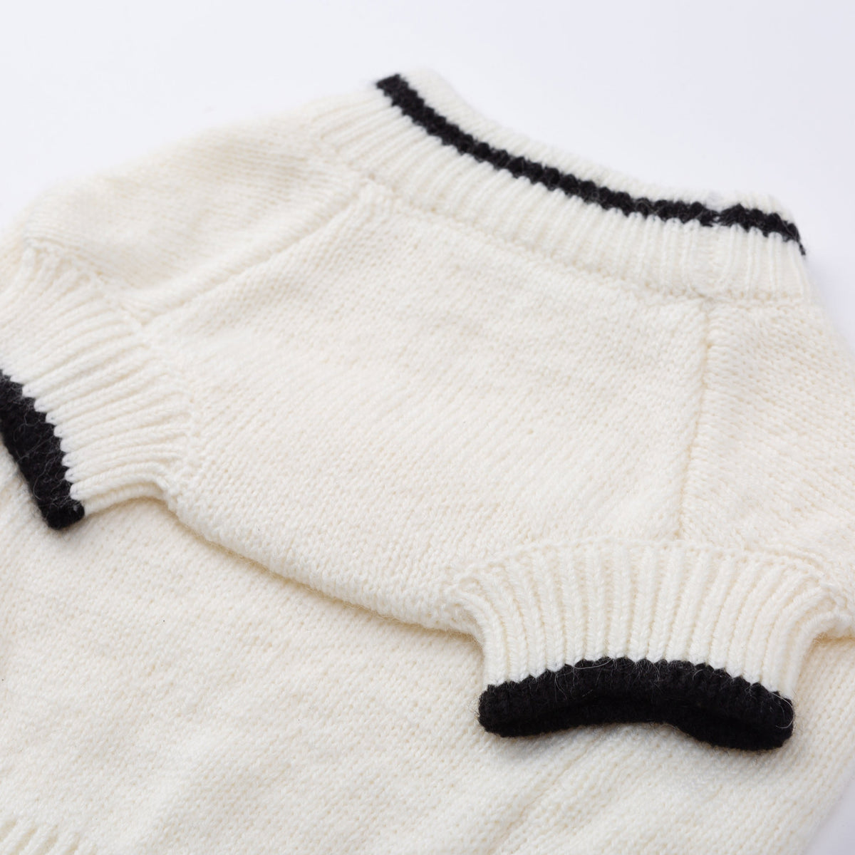 Overglam knitted dog jumper with attached skirt