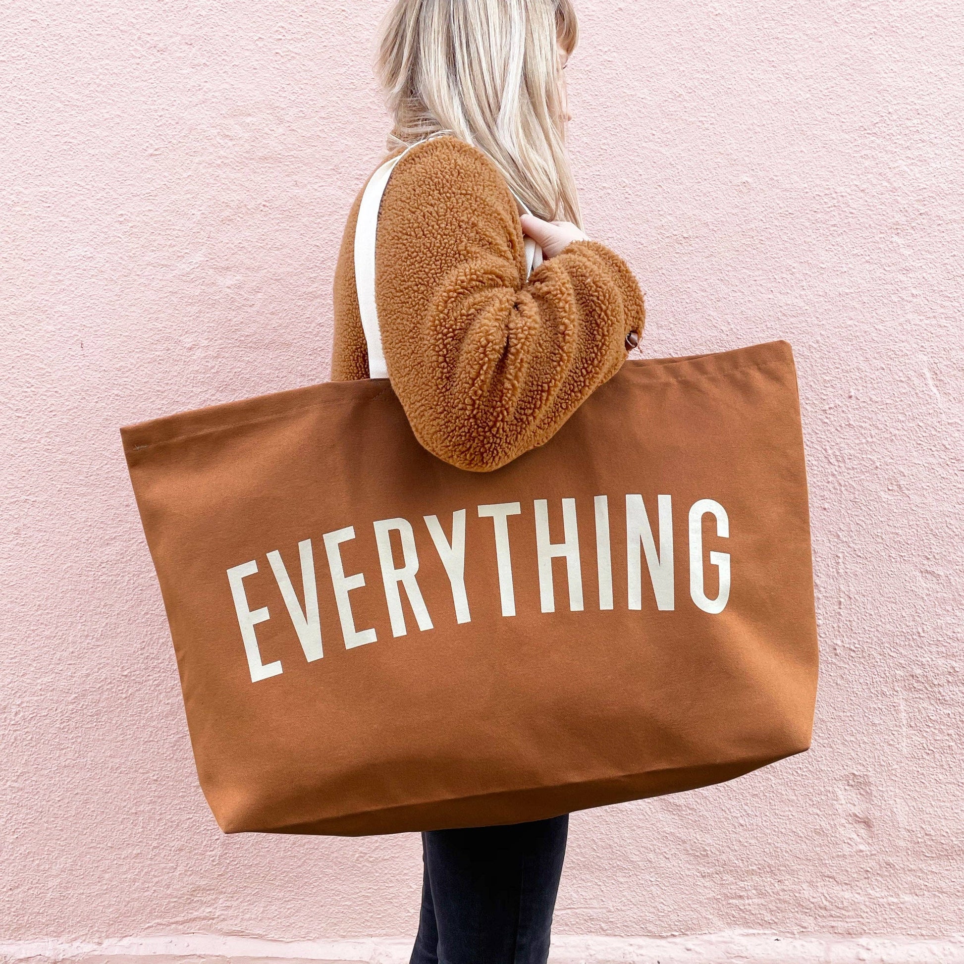 Large heavyweight canvas tote ideal for dog walks, shopping and travel.