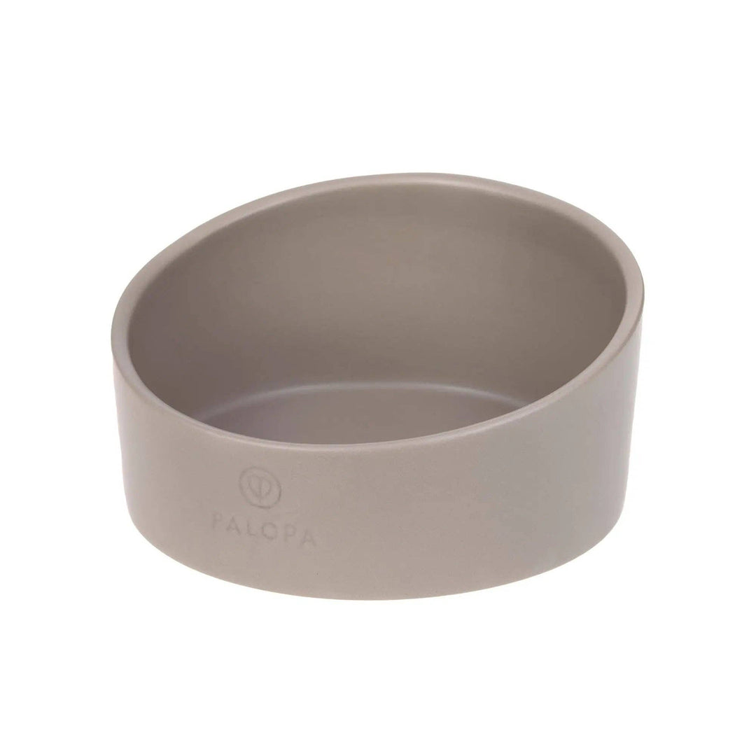 PALOPA Cali Taupe Dog Bowl