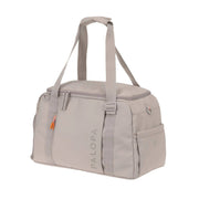 PALOPA Tokano taupe weekender bag with 30 litre capacity, laptop compartment and dedicated dog travel storage.