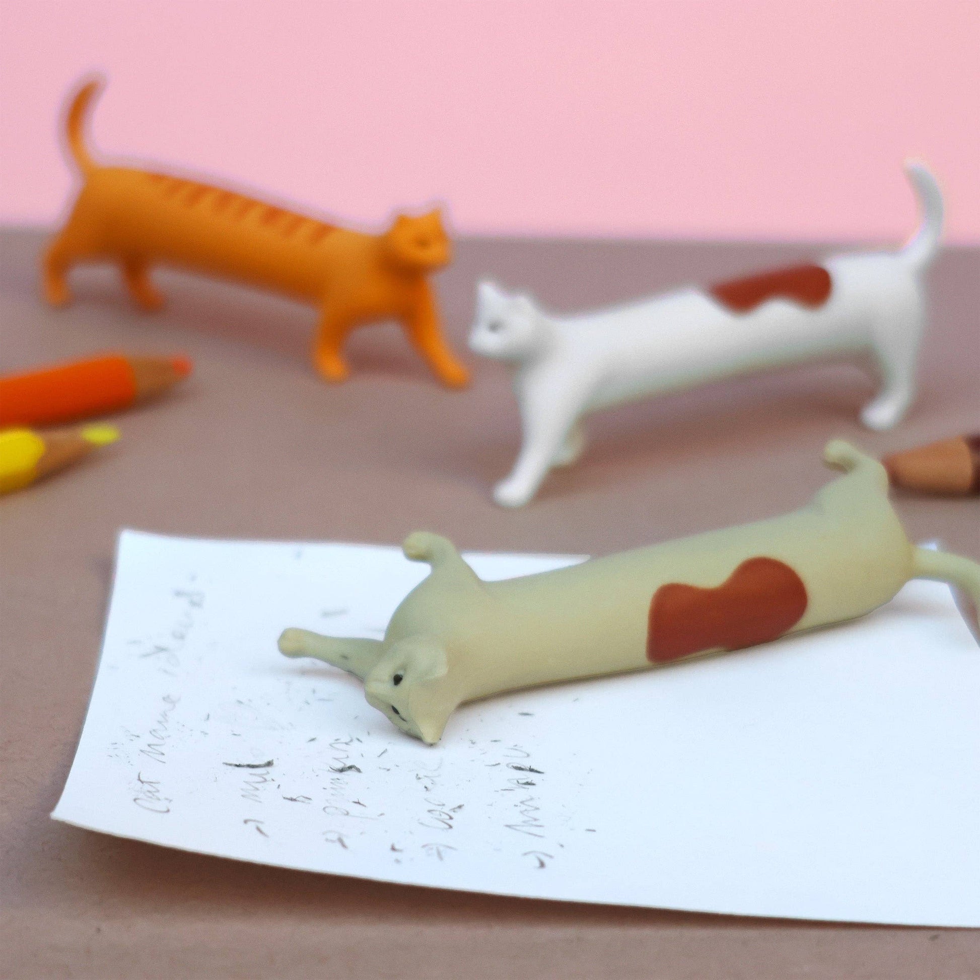 Pack of three novelty pet erasers from Suck UK
