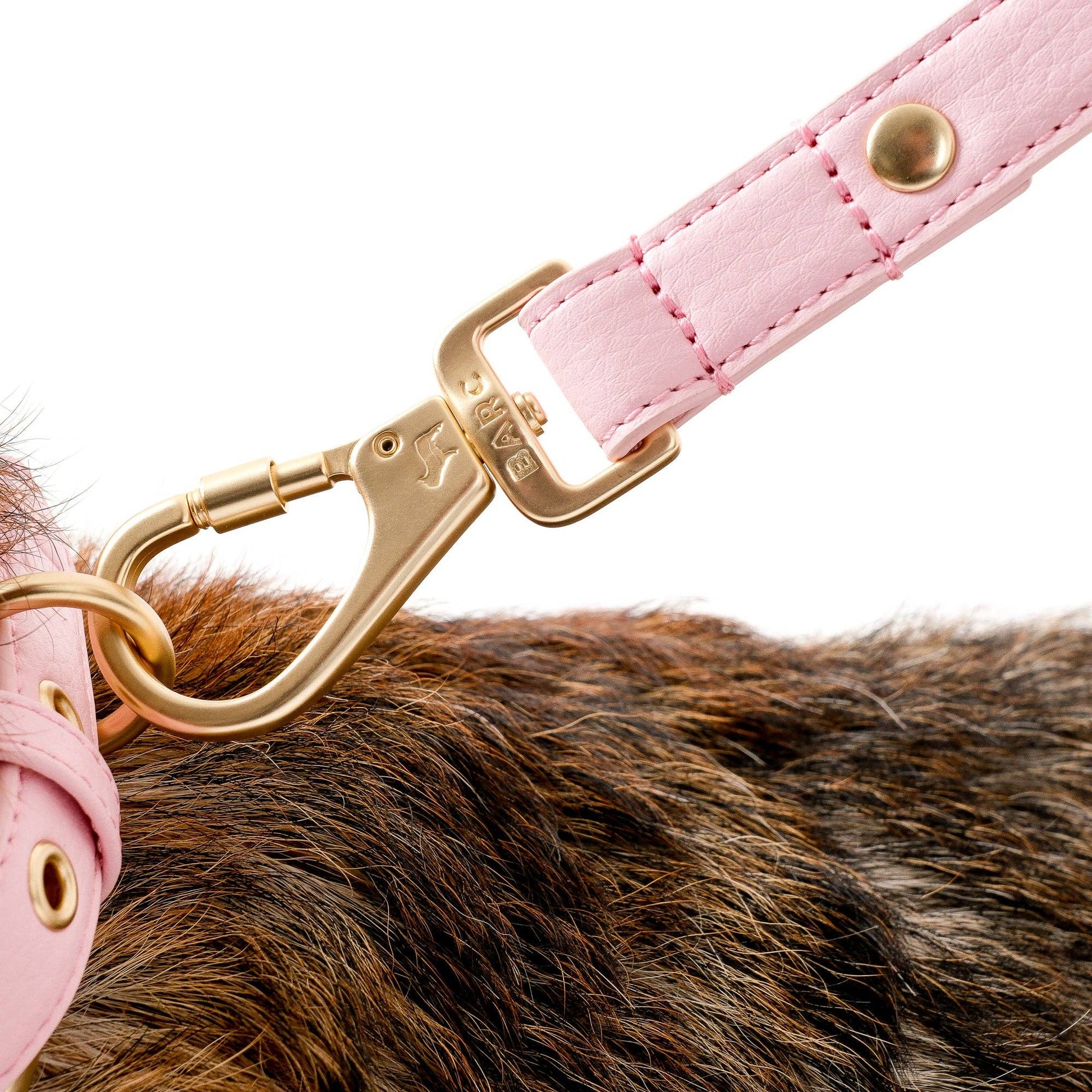 Barc London pink City Lead in vegan leather for everyday dog walks.