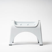 raised dog bowl in blue 