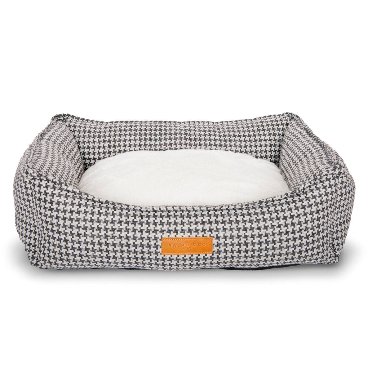 Ralph & Co The Kensington Luxury Houndstooth Dog Bed