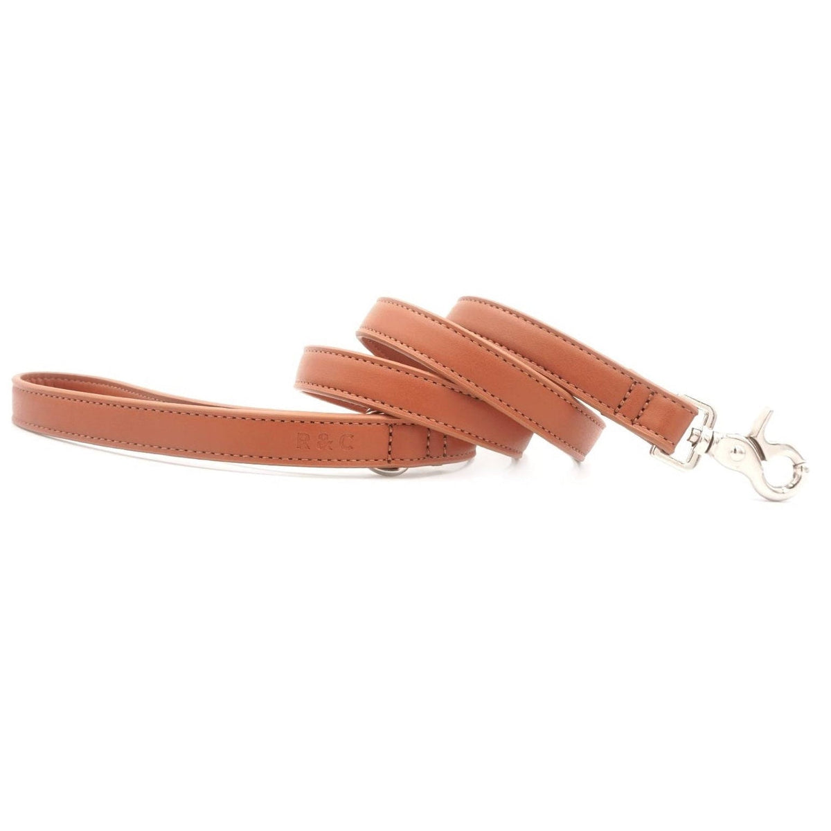 Ralph & Co Brown eco leather dog lead crafted from vegan-friendly Lignify