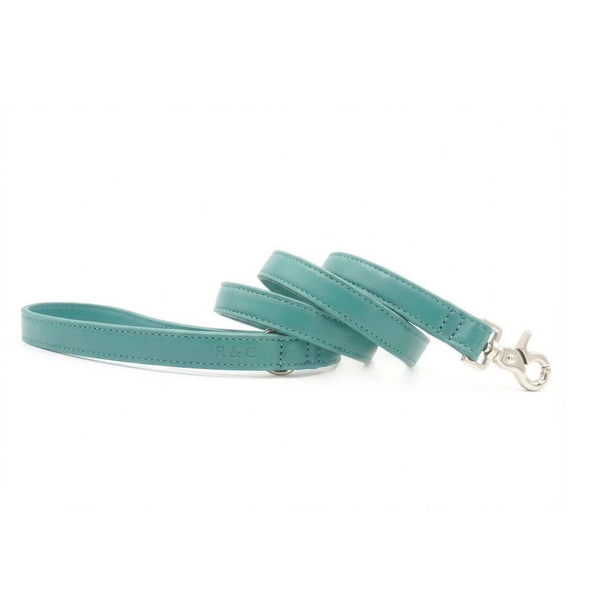 Ralph & Co Duck Egg Blue eco leather dog lead crafted from vegan-friendly Lignify