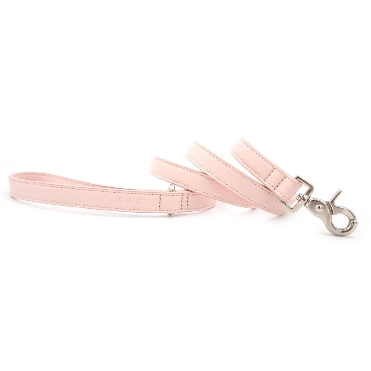 Ralph & Co Pink eco leather dog lead made from vegan-friendly Lignify