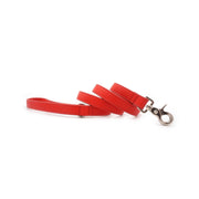 Ralph & Co red eco leather dog lead crafted from vegan-friendly Lignify
