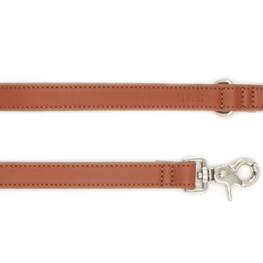 Ralph & Co vegan-friendly Brown dog lead made from durable Lignify