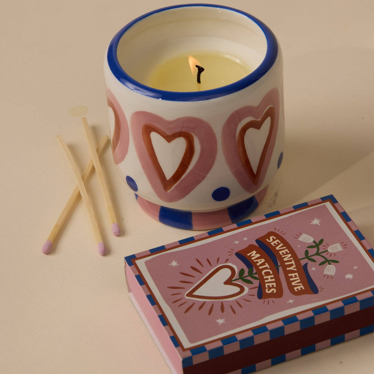 Paddywax Rosewood Vanilla 226g scented candle in reusable ceramic vessel.