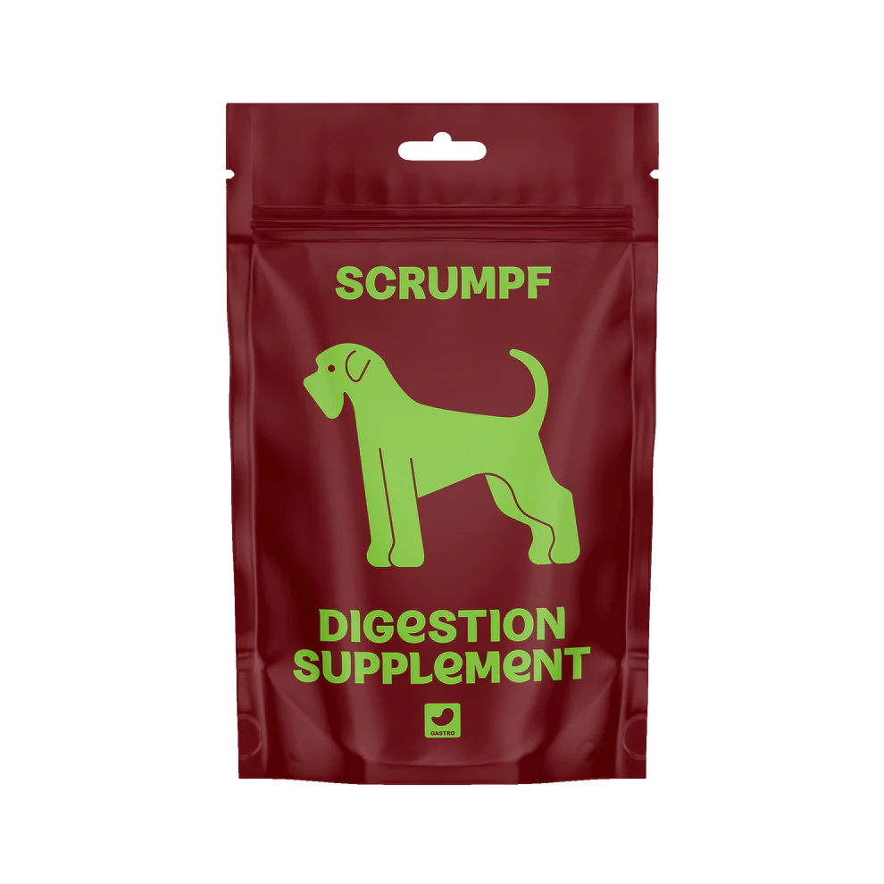 Natural dog digestion supplement formulated for gut health support