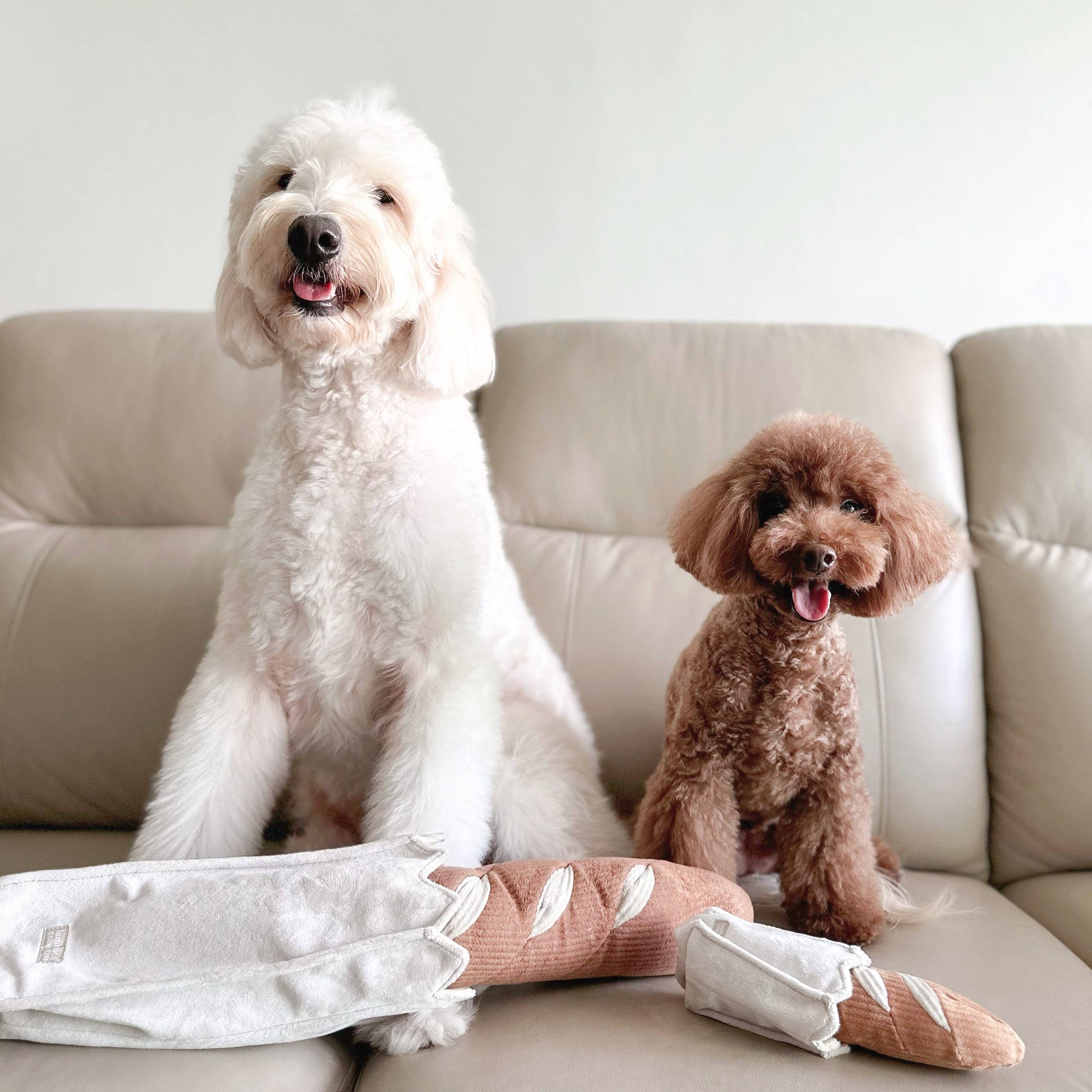 Lambwolf Collective MINI BAGUETTE plush toy for fetching and carrying