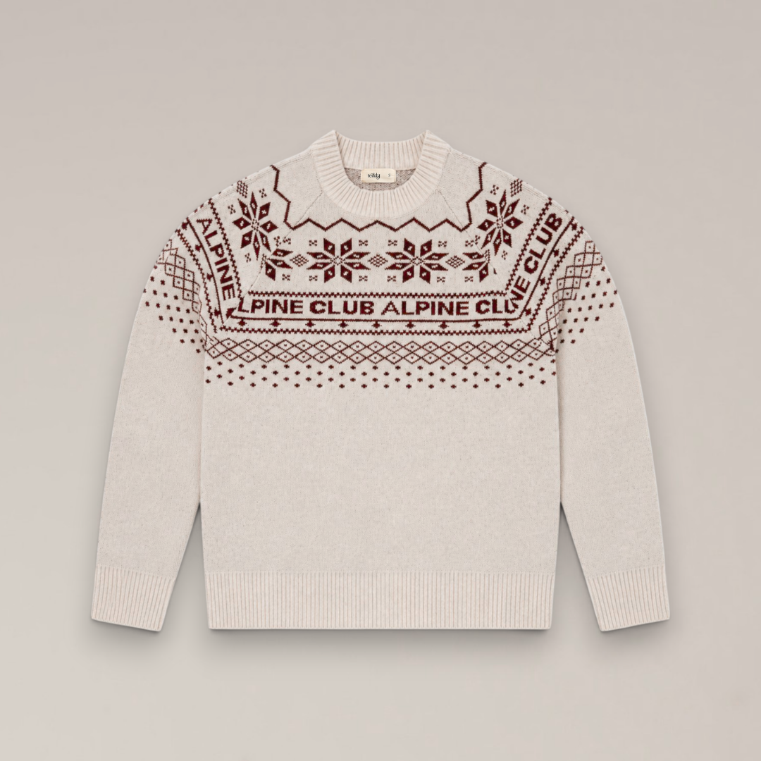 Snowberry Après Ski crewneck winter jumper by By Teddy