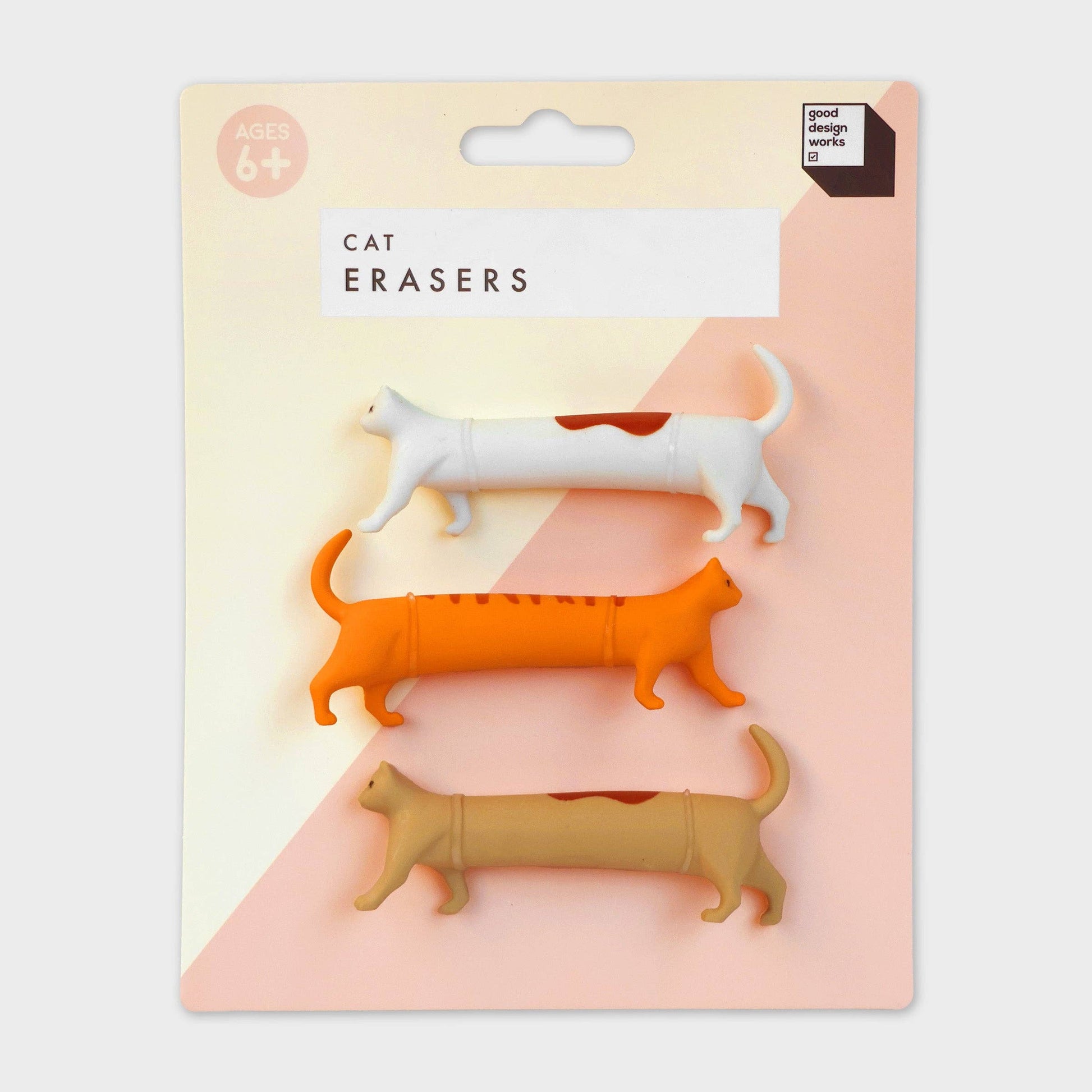Suck UK Cat and Dog Eraser Set colourful novelty animal erasers