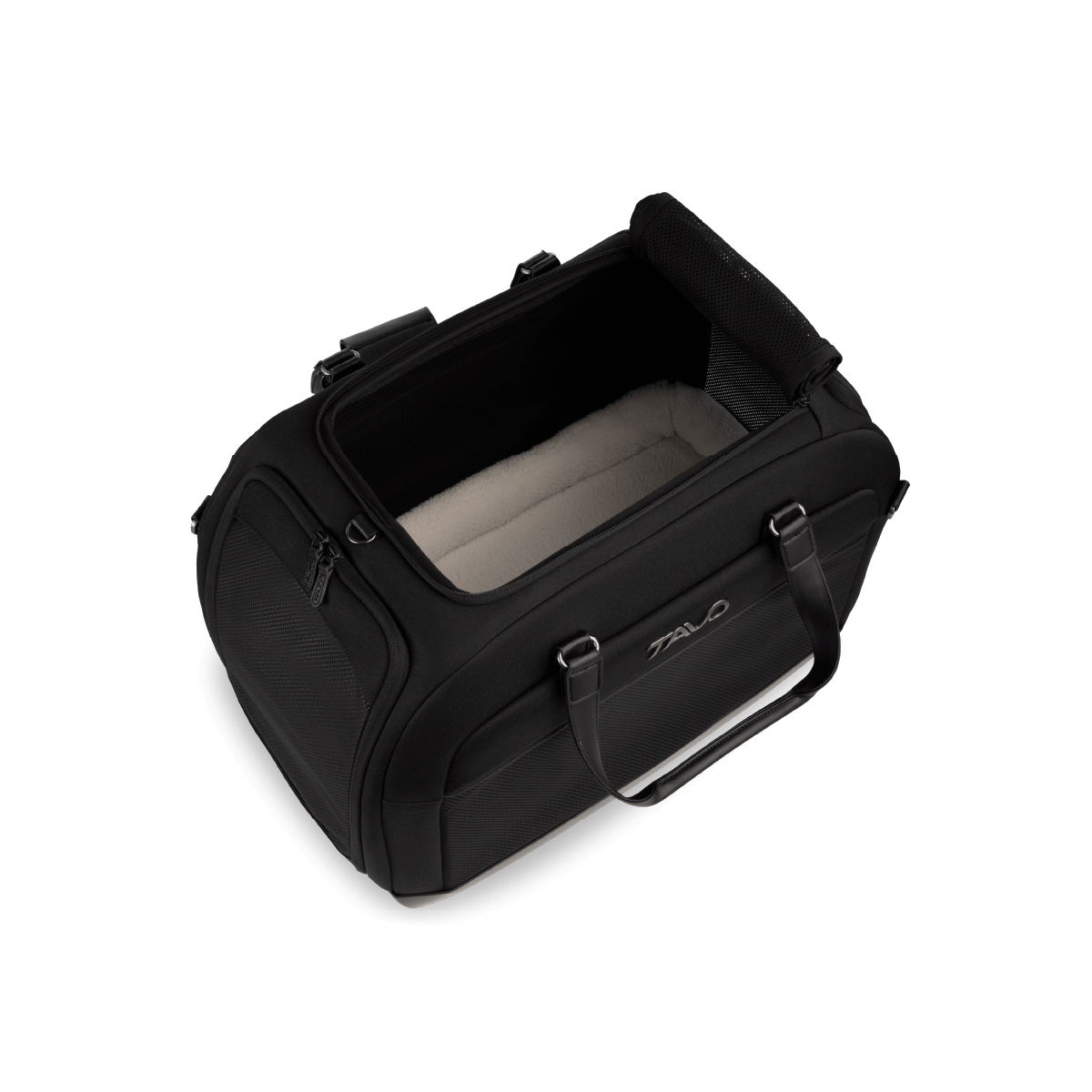 TAVO Hendrick black dog car seat with integrated ISOFIX connectors