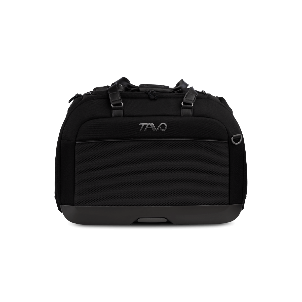 TAVO Hendrick crash-tested pet car seat and flexible carrier in Onyx black