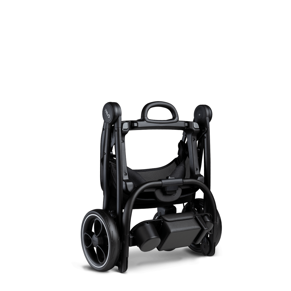 TAVO Roscoe black dog stroller frame with contemporary lightweight design