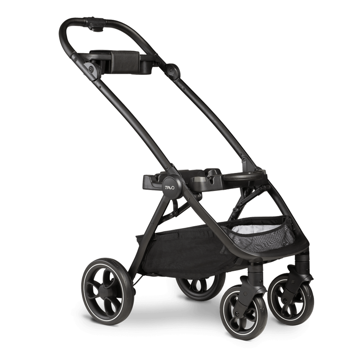 TAVO Roscoe luxury pet stroller frame in matte black