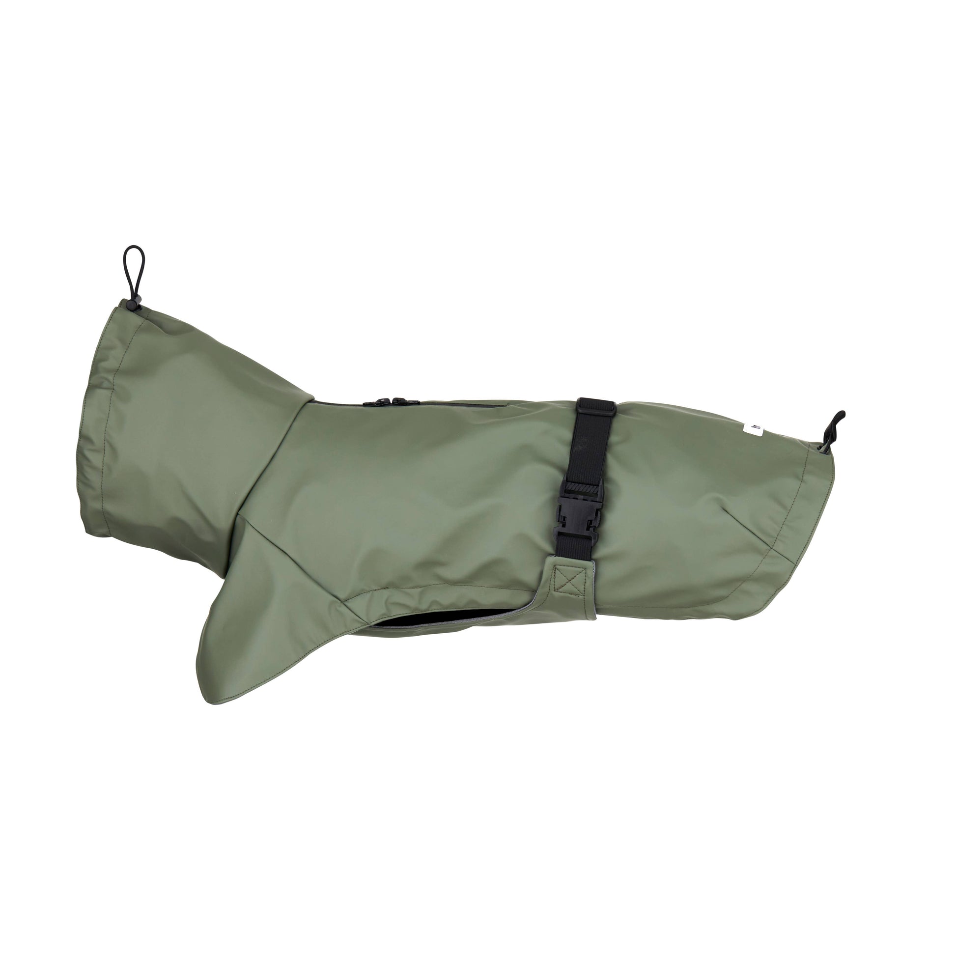 Tadazhi Raincoat Green waterproof recycled dog raincoat with adjustable fit