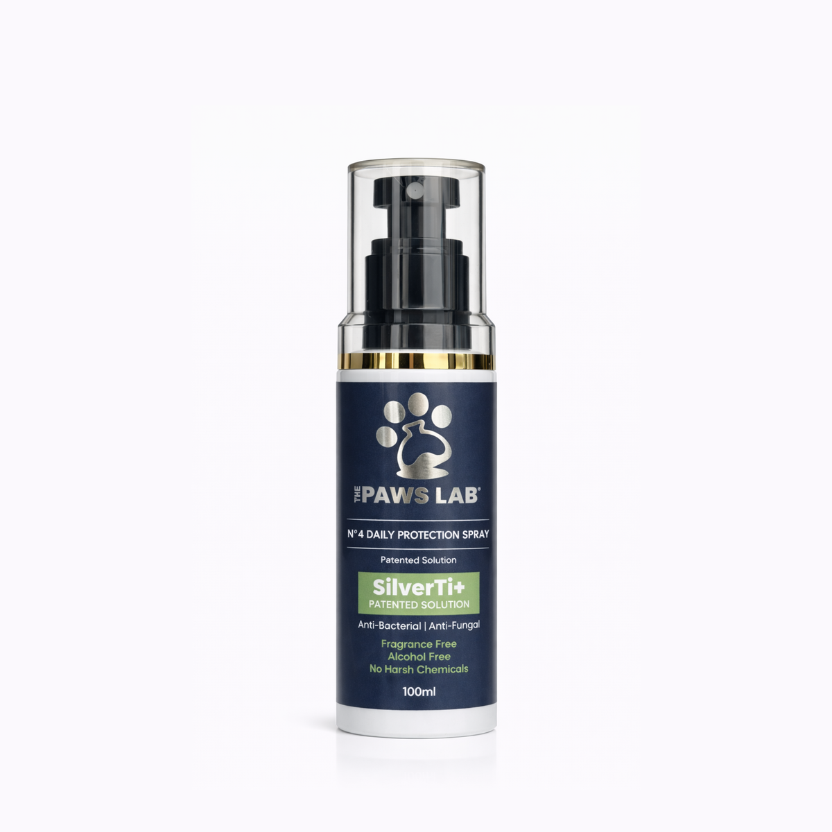 The Paws Lab Daily Protection Spray 100ml for dog paws, bellies and coats.