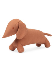 Tadazhi Toy Dog luxury organic cotton dog toy in light brown
