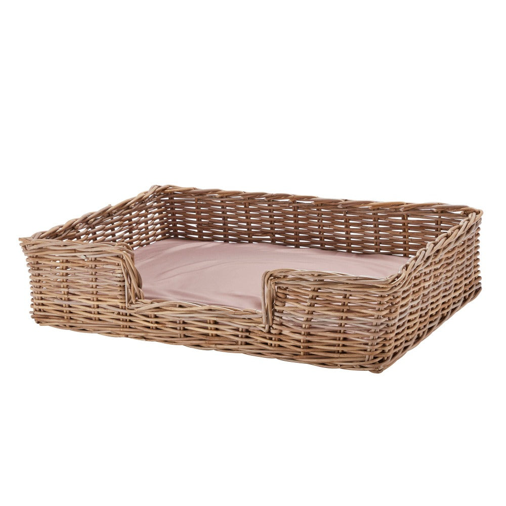 Wovenhill handwoven Kubu rattan rectangular dog bed