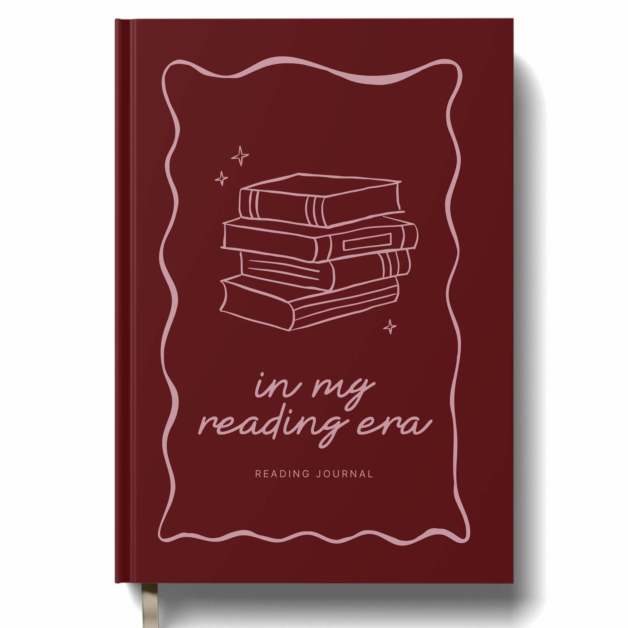 Yop & Tom In My Reading Era A5 hardback reading journal for book lovers.