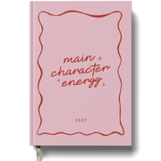 Yop & Tom Main Character Energy 2027 A5 week-to-view diary.