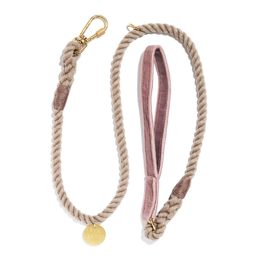 FMA Washable Velvet Lead - Rose