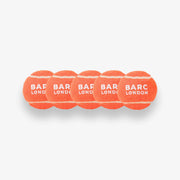 Bright Orange Mini Dog Ball by Barc London