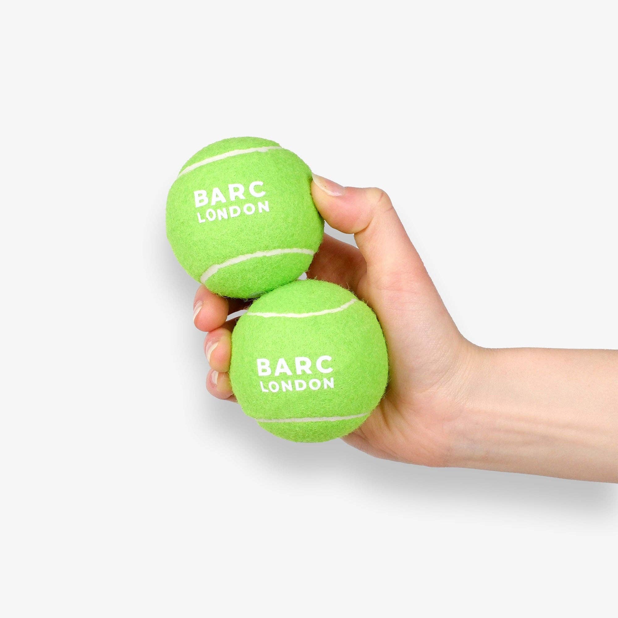 Close-up of the Green Dog Ball set by Barc London