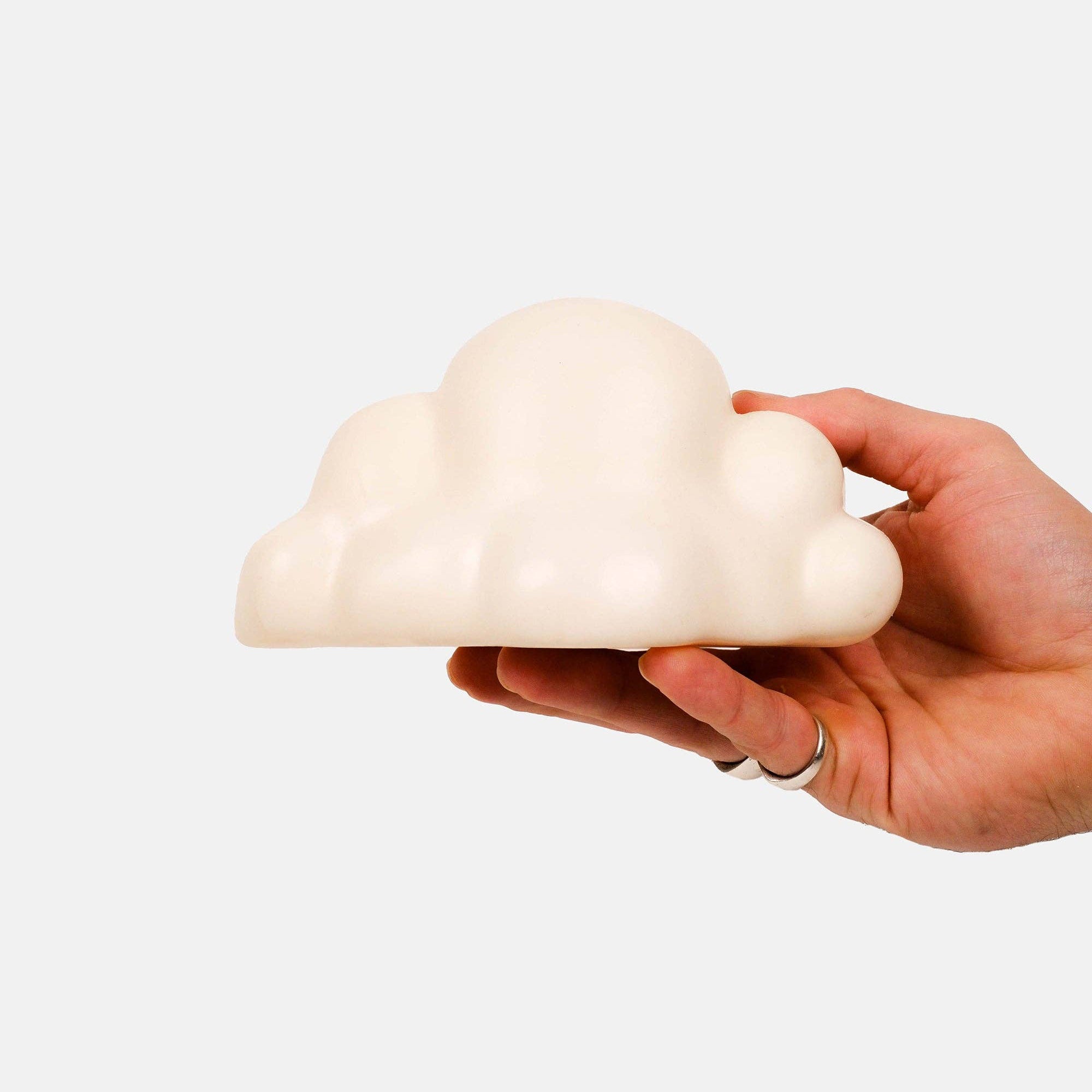 Dog playing with the Cloud Squeaky Dog Toy by Barc London
