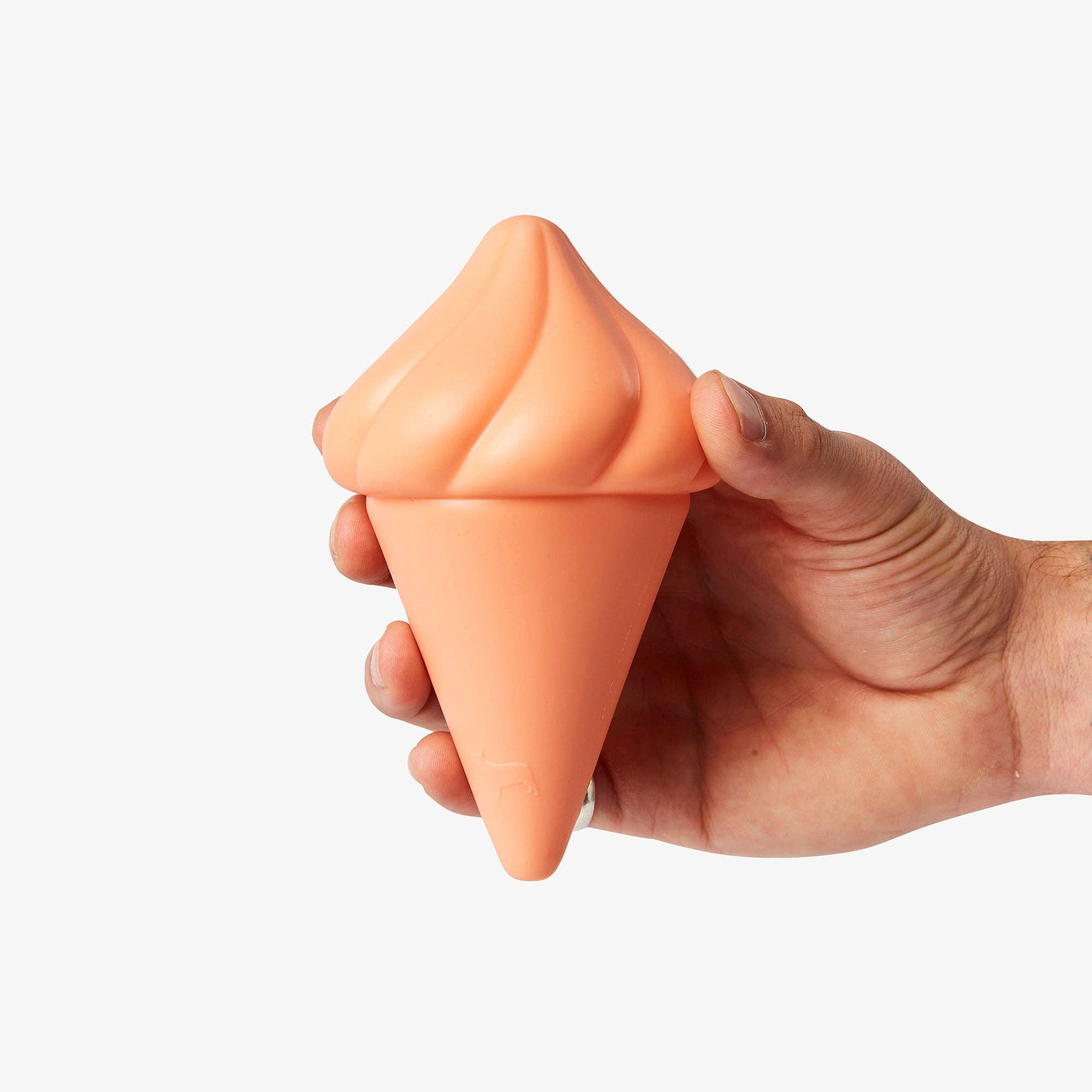 Side view of the Whippy Dog Squeaker dog toy