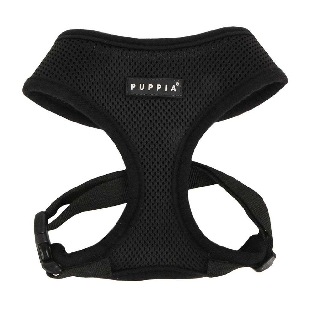 Puppia Soft Harness Dog Harness - Black