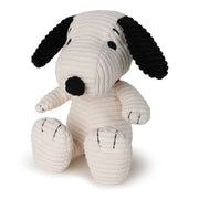 Snoopy Eco Corduroy 19cm Cream by Bon Ton Toys