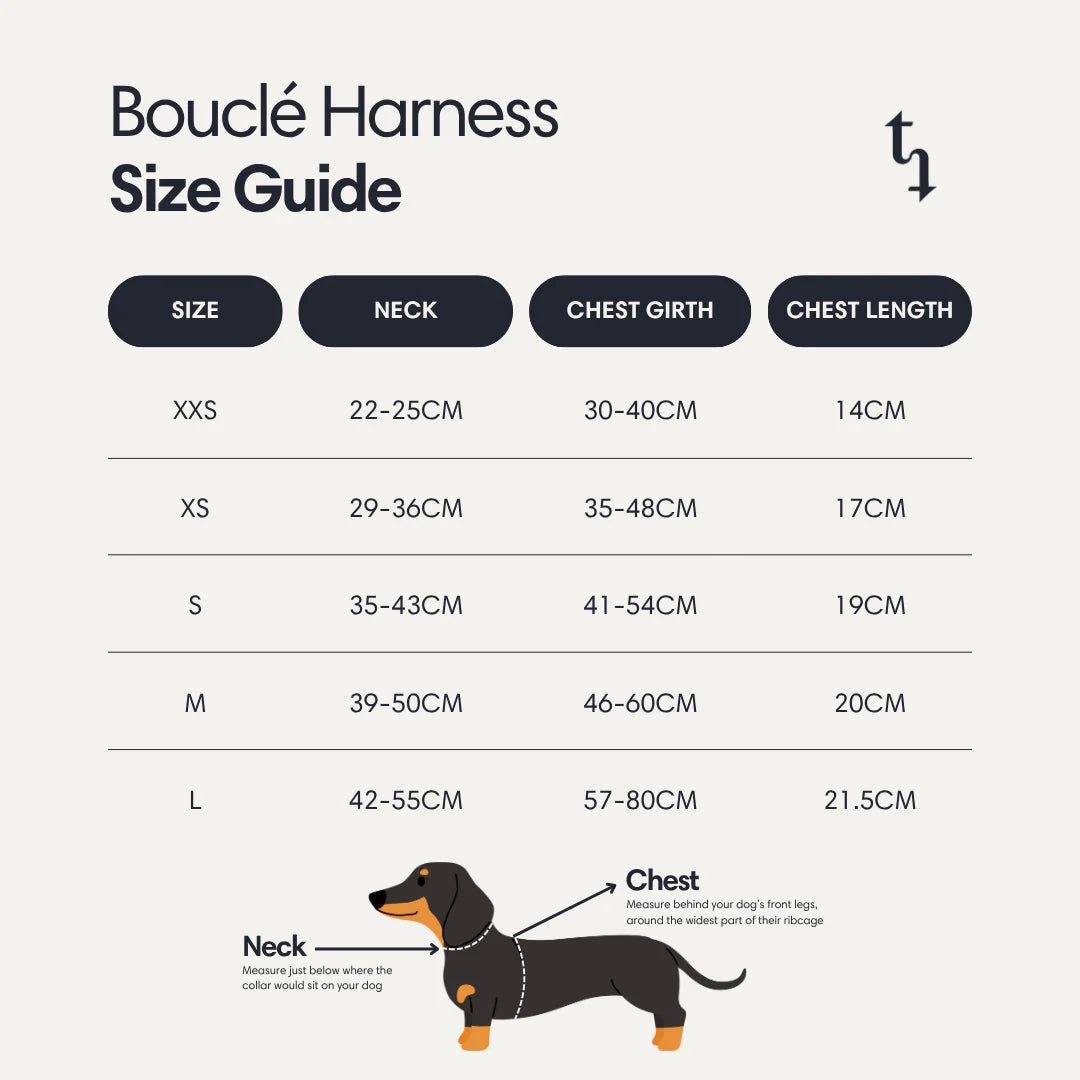 By Teddy Bouclé Harness - Marshmallow