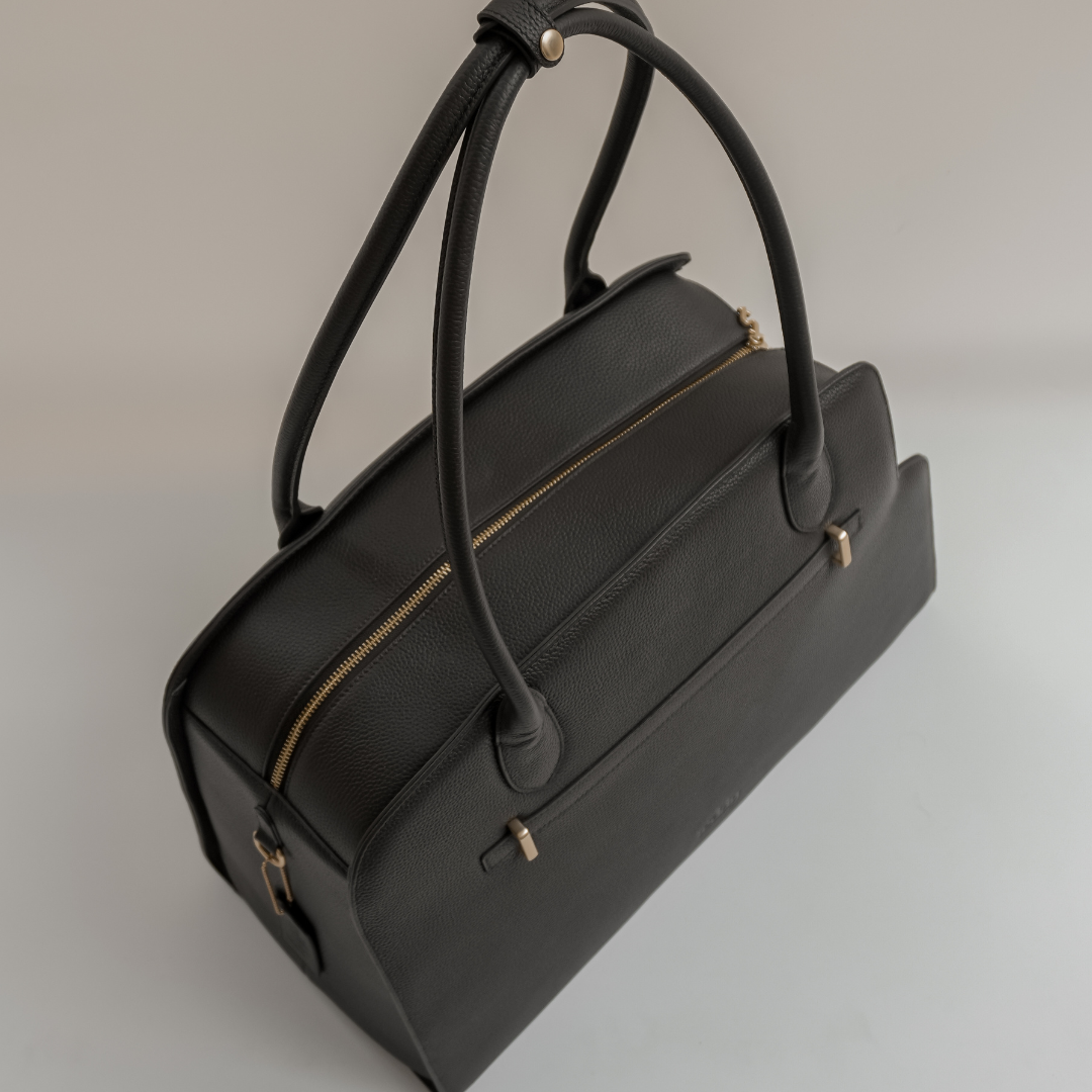 By Teddy Vegan Leather Dog Carrier - Chocolate