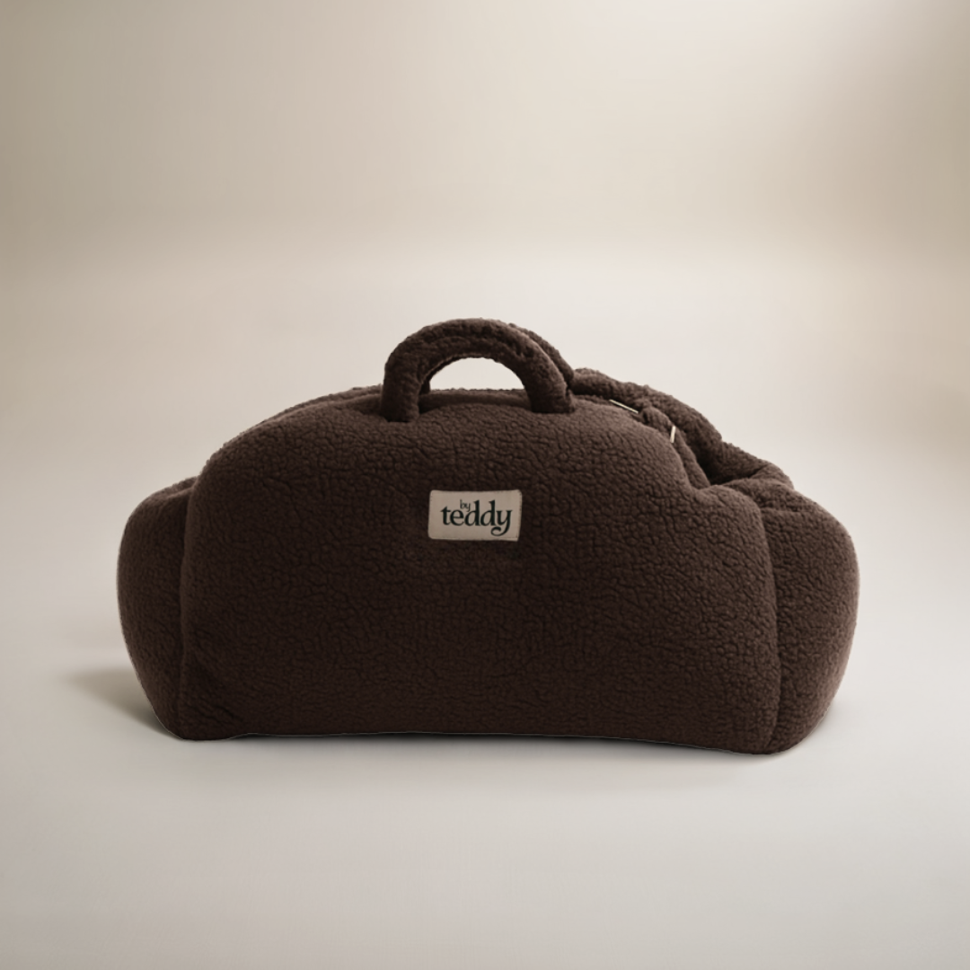 Chocolate The Cosy Car Seat by BY TEDDY