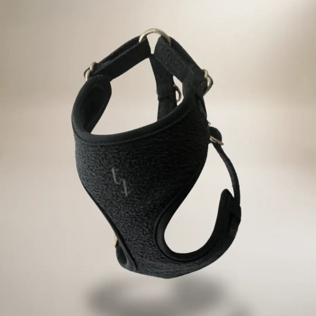 Midnight Bouclé Adjustable Harness by BY TEDDY