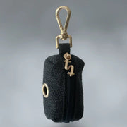 Midnight Bouclé Poop Bag Holder by BY TEDDY