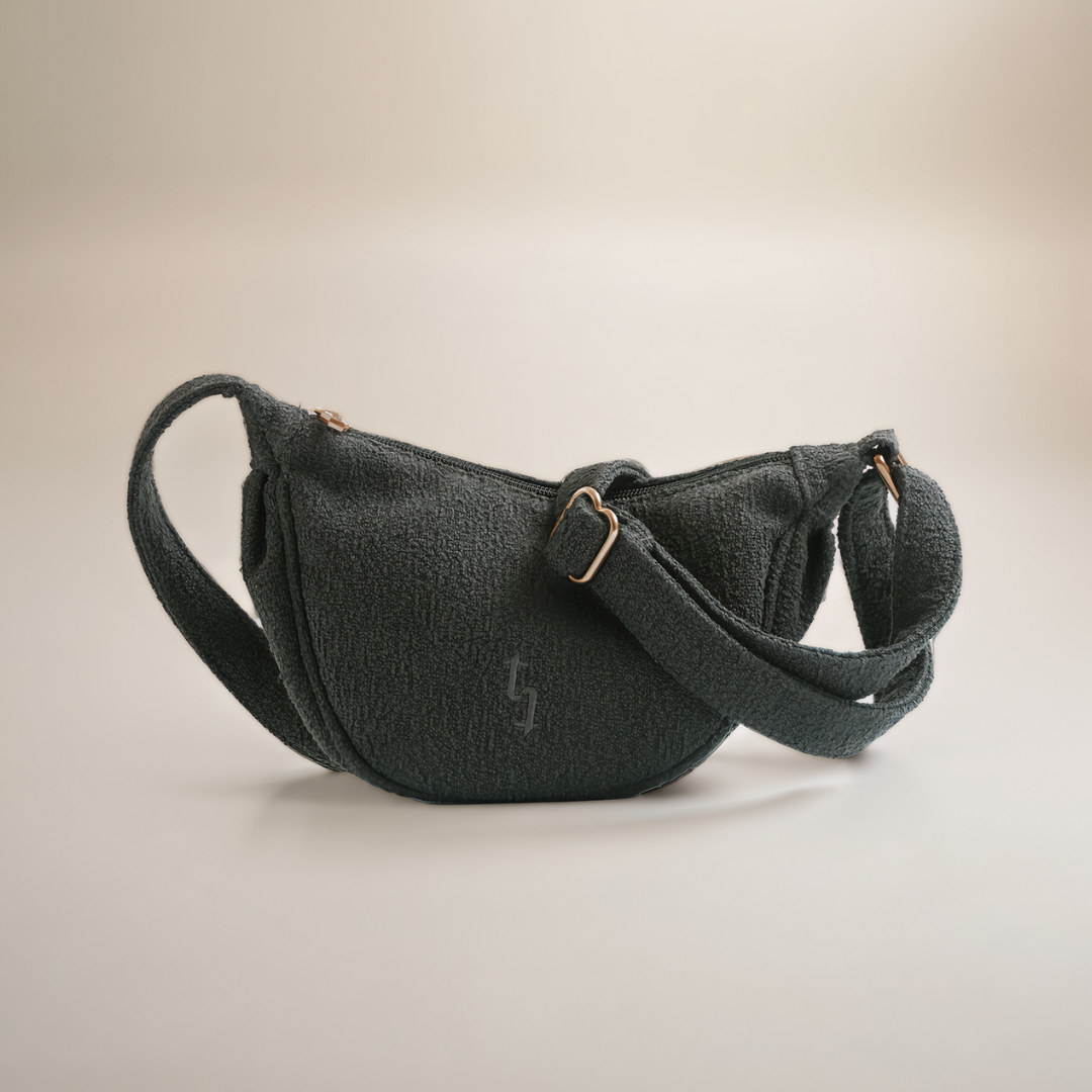 Midnight Bouclé Walking Bag by BY TEDDY
