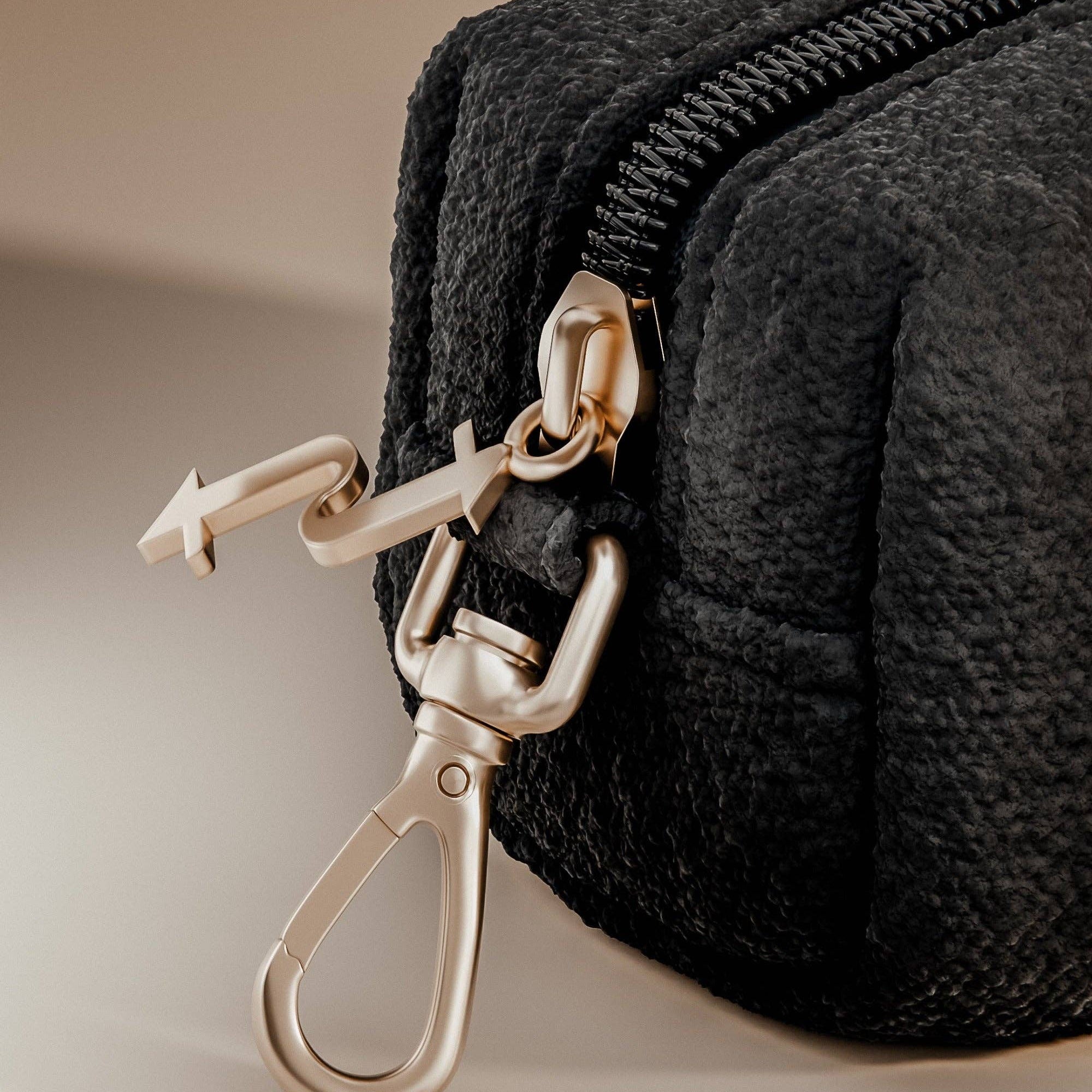 Premium bouclé waste bag carrier by BY TEDDY