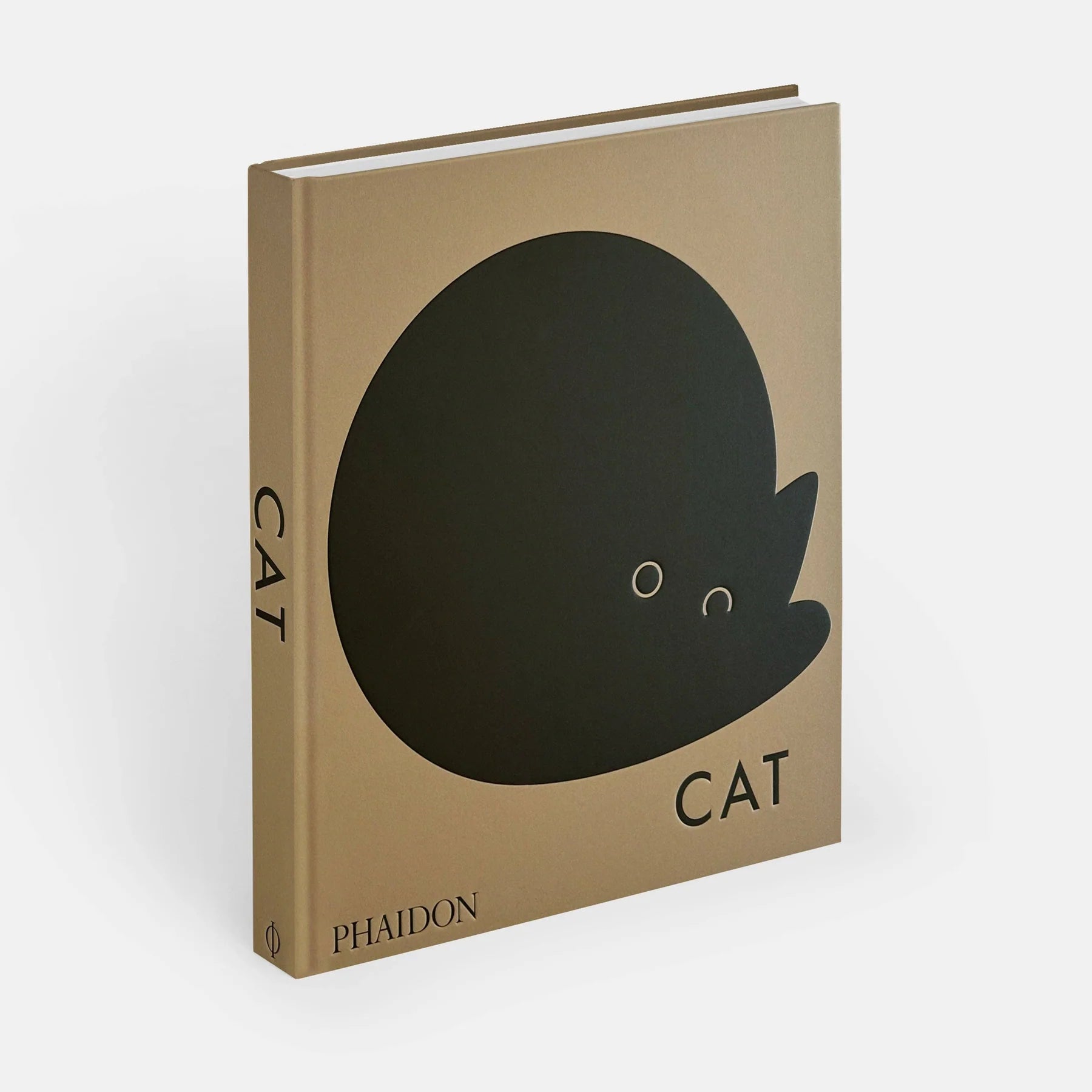 Book with a black cat illustration on a beige cover, featuring the brand 'Phaidon'.