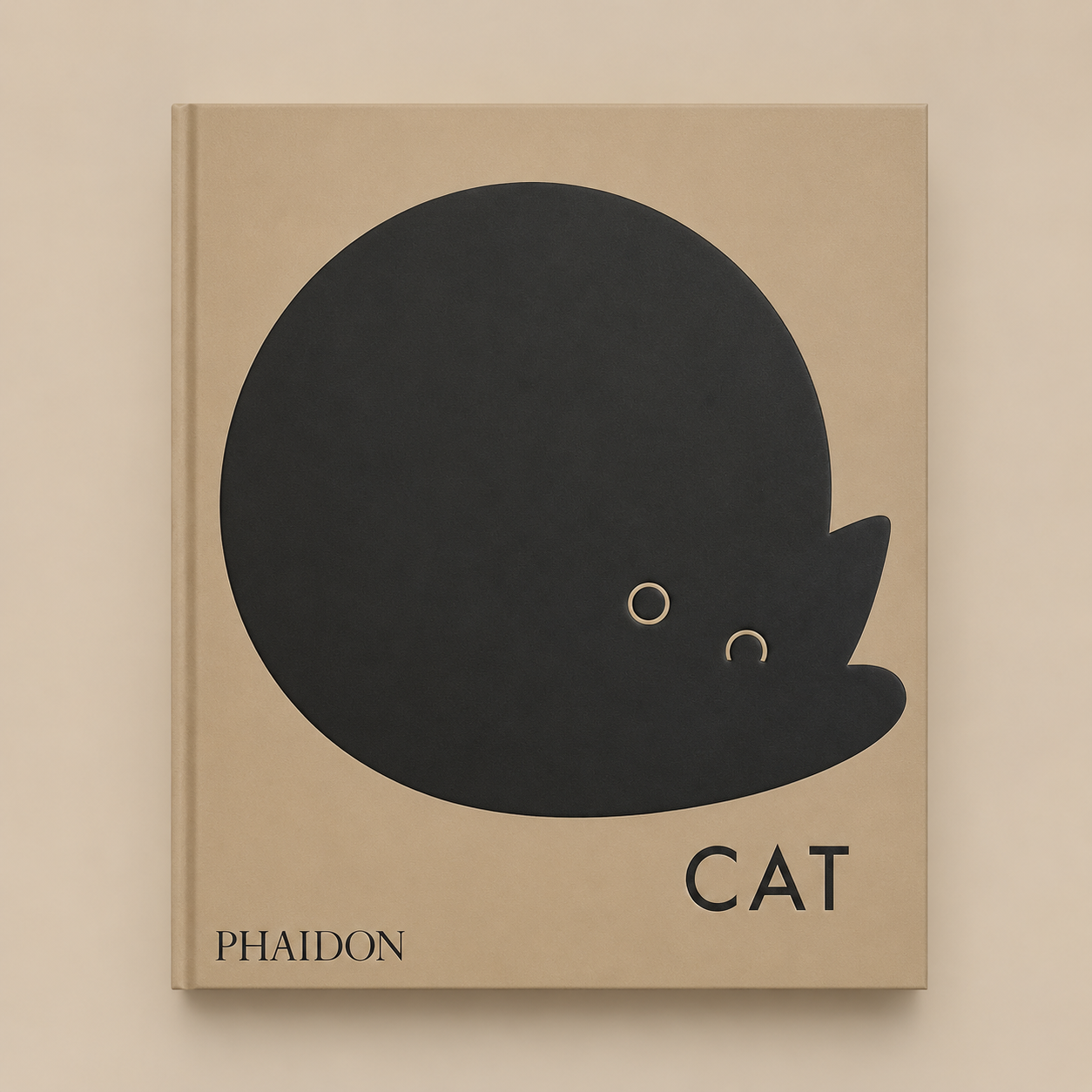 Book cover with a black cat silhouette and 'PHAIDON' branding on a beige background